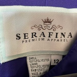 3 peice skirt suit dark purple